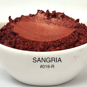 10g and 20g "Sangria" Mica Pigment Color (10g and 20g in Jars) from "Just Paint"