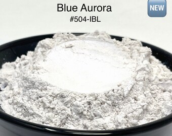 10g en 20g "Blue Aurora" Interference Mica Pigment kleur (10g en 20g in plastic potje) van "Just Paint"