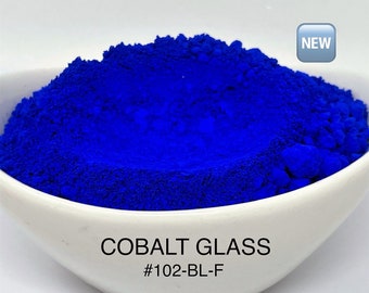 10g en 20g "Cobalt Glass" Mica-pigment kleur (10g en 20g in plastic potje) van "Just Paint"