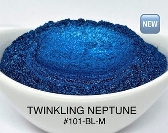 10g en 20g "Twinkling Neptune" Mica-pigment kleur (10g en 20g in plastic potje) van "Just Paint"