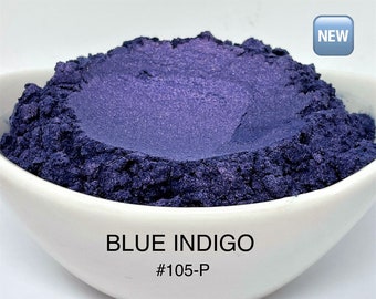 10g en 20g "Blue Indigo" Mica-pigment kleur (10g en 20g in plastic potje) van "Just Paint"