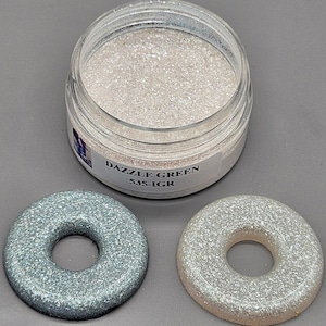 Pigment mica interférentiel « Dazzle Green » 10 g et 20 g (10 g et 20 g en pot plastique) de « Just Paint »