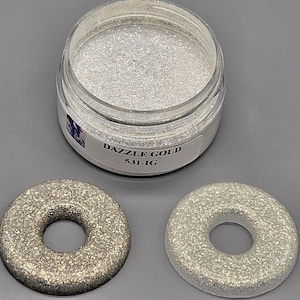 10g and 20g "Dazzle Gold" Interference Mica Pigment color (10g and 20g in plastic jar) from "Just Paint"
