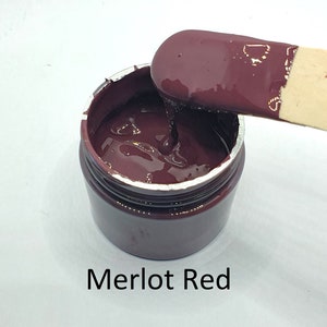 50 g di colore in pasta pigmentata in resina epossidica opaca &quot;&#39;MERLOT RED&quot; (50 g in barattolo di plastica) da &quot;Just Paint&quot;