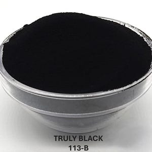 10g en 20g "Truly Black" Mica-pigment kleur (10g en 20g in plastic potje) van "Just Paint"