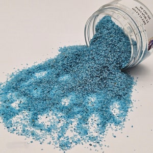 50 g, 100 g, 200 g di sabbia colorata turchese, granulometria 0,5 mm, sabbia decorativa, riempitivo per vasi, "TURCHESE" da "Just Paint"