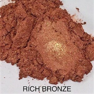 10g and 20g "Rich Bronze" Mica Pigment Color (10g and 20g in Jars) from "Just Paint"