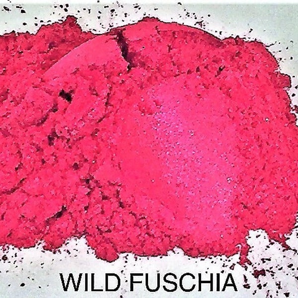 10g et 20g « Wild Fuchsia » couleur pigmentaire Mica (10g et 20g en pot plastique) de « Just Paint »