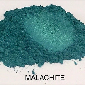10g and 20g "Malachite" Mica Pigment Color (10g and 20g in Jars) from "Just Paint"