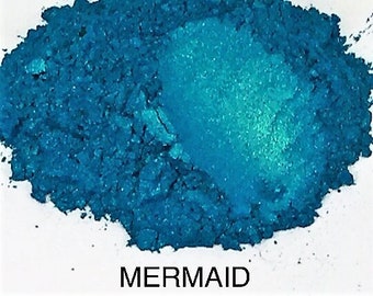 10g en 20g "Mermaid" Mica-pigment kleur (10g en 20g in plastic potje) van "Just Paint"