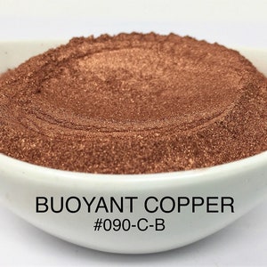 10g and 20g "Buoyant Copper" Mica Pigment Color (10g and 20g in Jars) from "Just Paint"