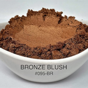 10g and 20g "Bronze Blush" Mica Pigment Color (10g and 20g in Jars) from "Just Paint"