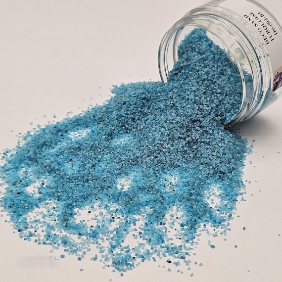 50g, 100g, 200g Türkisfarbener Sand, Körnung 0,5mm, Dekosand, Vasenfüller, „TURQUOISE“ von „Just Paint“