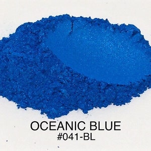 10g and 20g "Oceanic Blue" Mica Pigment Color (10g and 20g in Jars) from "Just Paint"