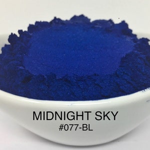 10g and 20g "Midnight Sky" Mica Pigment Color (10g and 20g in Jars) from "Just Paint"