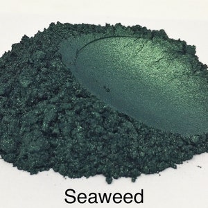10g and 20g "Seaweed" Mica Pigment Color (10g and 20g in Jars) from "Just Paint"