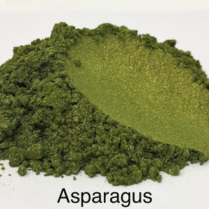 10g and 20g "Asparagus" Mica Pigment Color (10g and 20g in Jars) from "Just Paint"