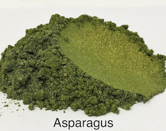 10g and 20g "Asparagus" Mica Pigment Color (10g and 20g in Jars) from "Just Paint"