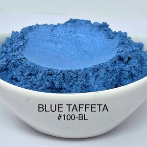 10g and 20g "Blue Taffeta" Mica Pigment Color (10g and 20g in Jars) from "Just Paint"