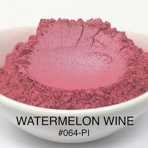 10g and 20g "Watermelon Wine" Mica Pigment Color (10g and 20g in Jars) from "Just Paint"