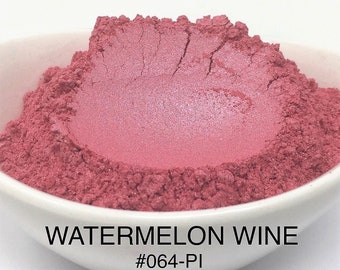 10g en 20g "Watermelon Wine" Mica-pigment kleur (10g en 20g in plastic potje) van "Just Paint"