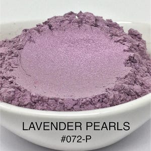 10g and 20g "Lavender Pearls" Mica Pigment Color (10g and 20g in jars) from "Just Paint"
