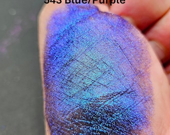 Pigmento de mica "CHAMELEON 3" de 1 g, 543 BL/P (1 g en frasco de plástico), grado cosmético, pigmento Chromashift de "Just Paint".