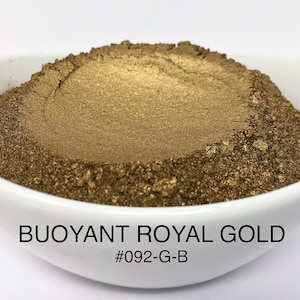 10g and 20g &quot;Buoyant Royal Gold&quot; Mica Pigment Color (10g and 20g in Jars) from &quot;Just Paint&quot;