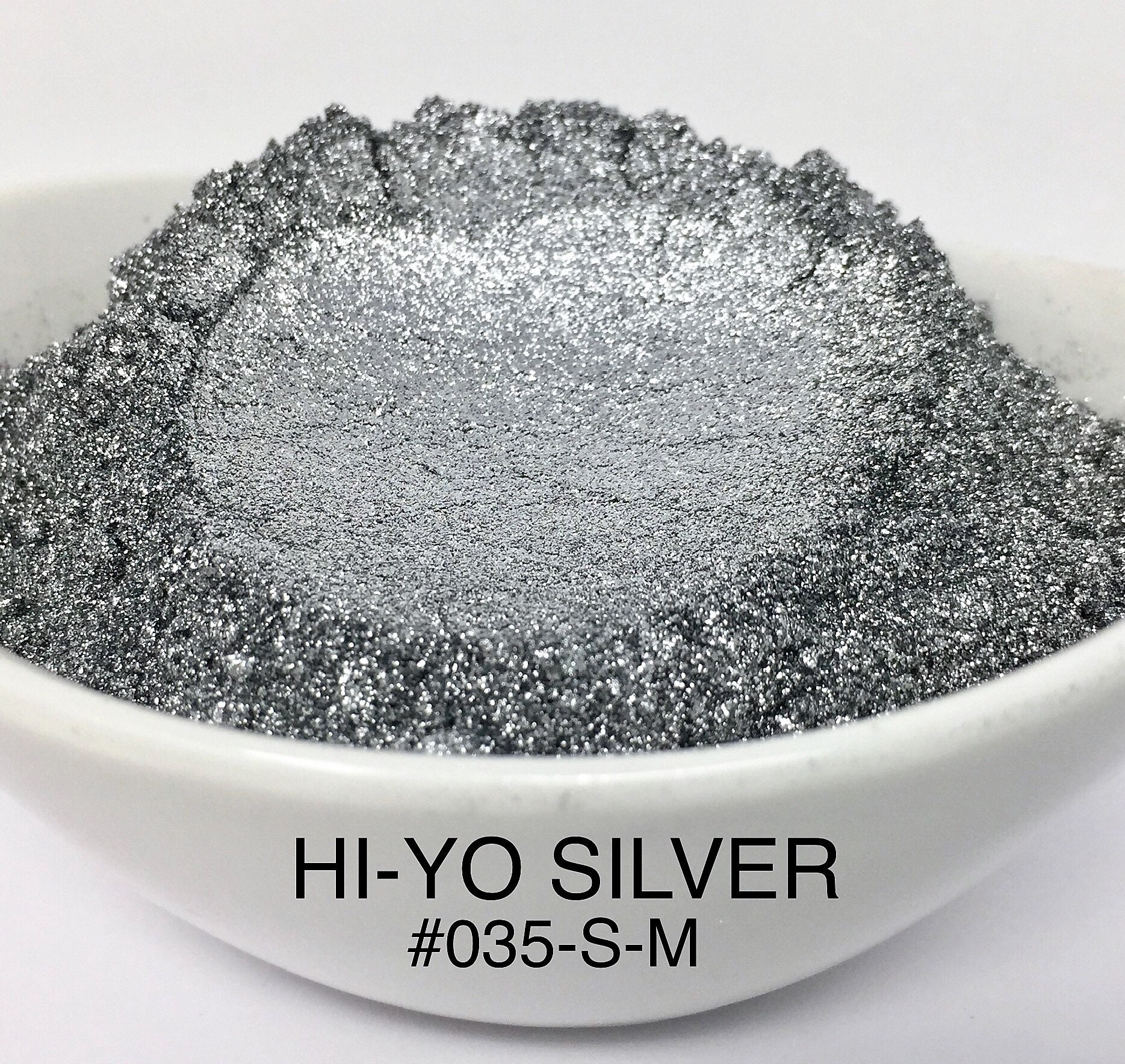 ANTIQUE SILVER GREY LUXURY MICA COLORANT PIGMENT POWDER COSMETIC GRADE 1 OZ  