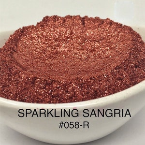 10g and 20g "Sparkling Sangria" Mica Pigment Color (10g and 20g in Jars) from "Just Paint"