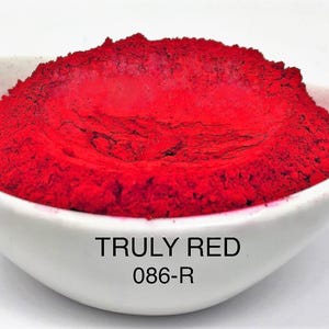 10g and 20g "Truly Red" Mica Pigment Color (10g and 20g in Jars) from "Just Paint"