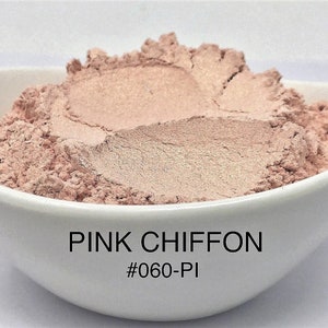 10g and 20g "Pink Shiffon" Mica Pigment Color (10g and 20g in Jars) from "Just Paint"