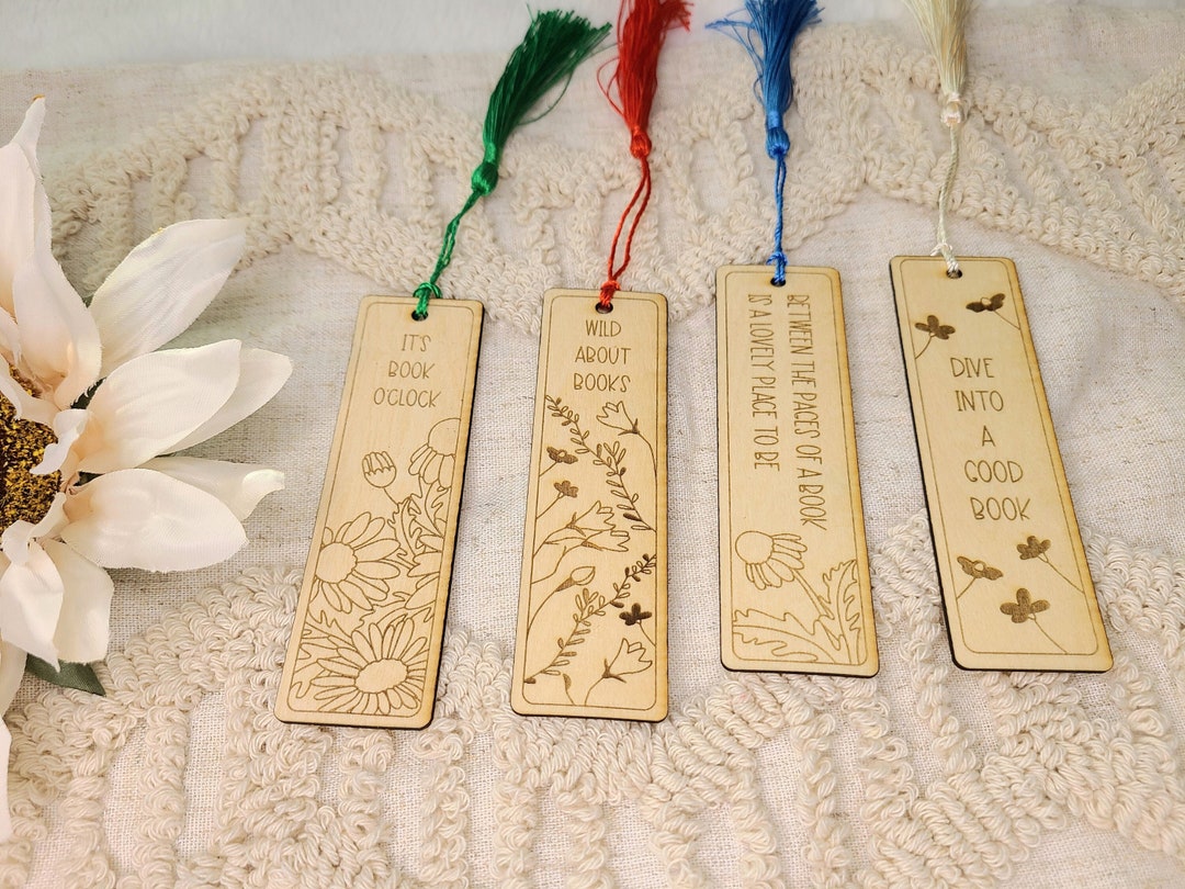 Engraved Personalized Bookmarks Custom Bookmarks Handwritten