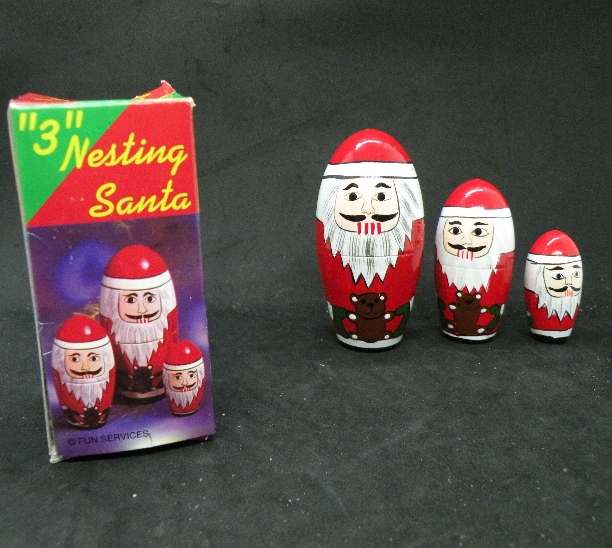 Poupées Russes « Noël » - Set de 4 Figurines en Bois - - Matériel pédagogique pour Poupées Russes « Noël » - Set de 4 Figurines en Bois - - Matériel pédagogique pour