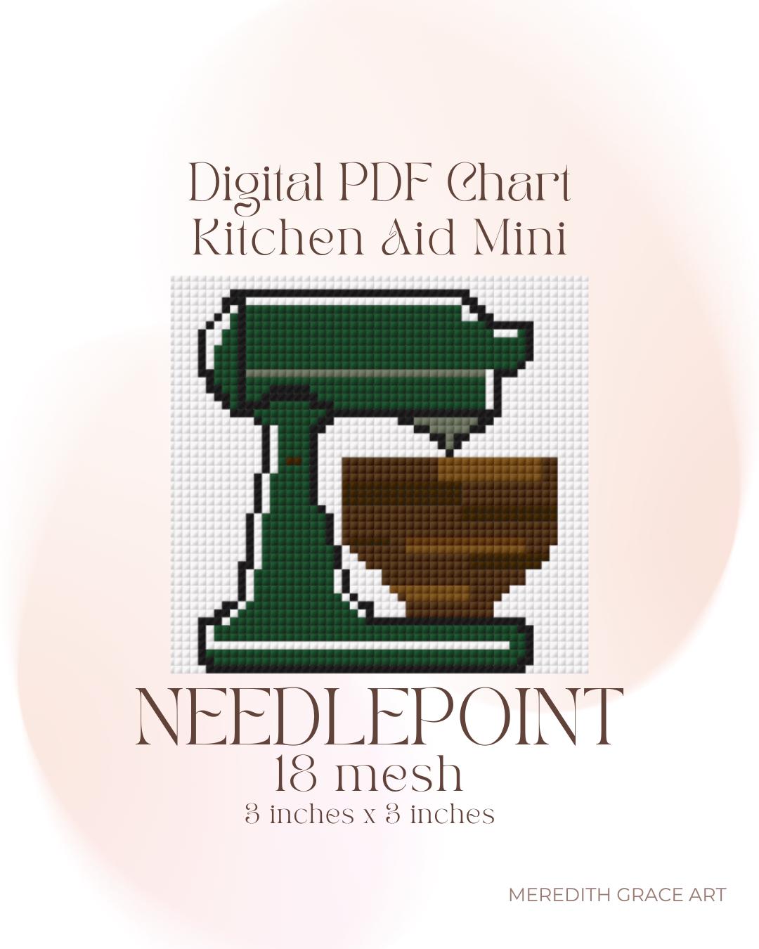 Kitchen Aid Mini Digital Needlepoint Chart PDF