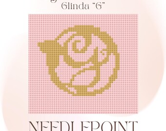 Glinda “G” 18 Mesh Digital Needlepoint Chart PDF