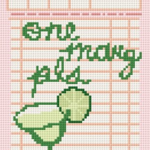 Margarita Guest Check 13 Mesh Digital Needlepoint Chart PDF image 2