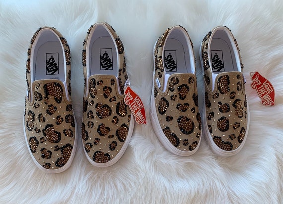 rhinestone slip ons