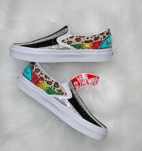 vans slip on girl