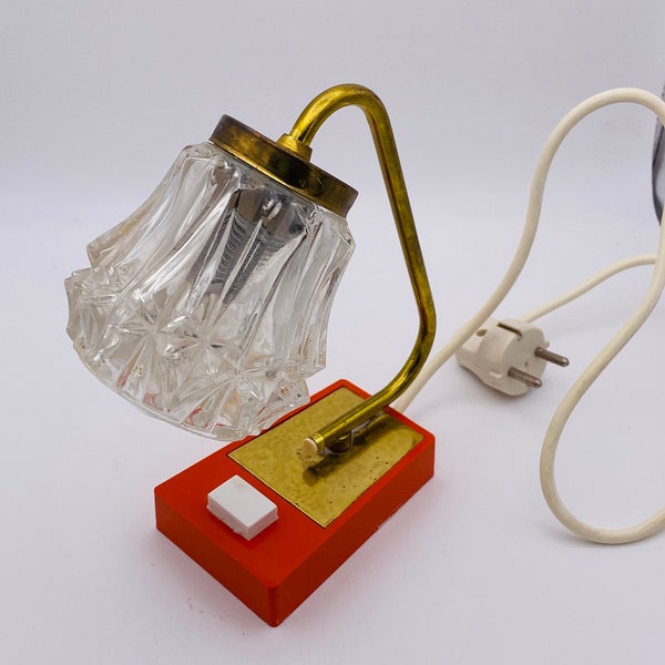 VINTAGE: 70er Lampe / Wandlampe Vintage / Wandlampe mit Stecker