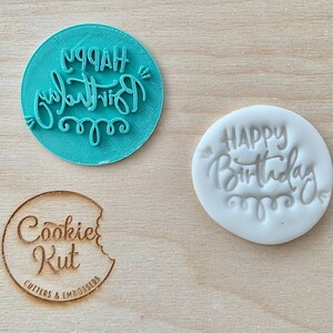 Happy Birthday Geburtstagsstempel - Style 3