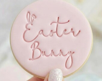 Easter Bunny - Cookie Embosser Fondant Stamp - Easter Baking