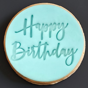 Happy Birthday Prägestempel Stil 1