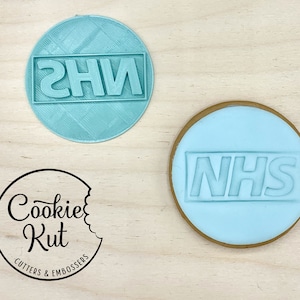 NHS Logo (with border) - NHS Charity Embosser Stamp