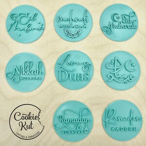 Nikah Mubarak - Cookie Embosser Fondant Stamp - Eid Ramadan Islamic Baking image 4