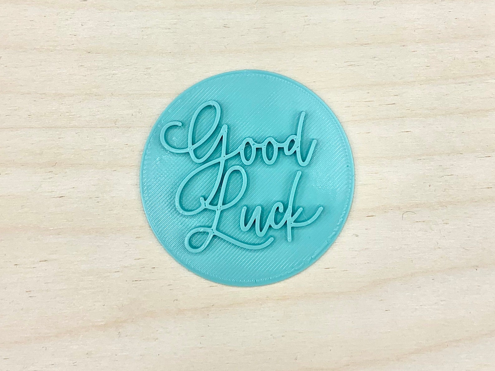 Good Luck Embosser Stamp Etsy