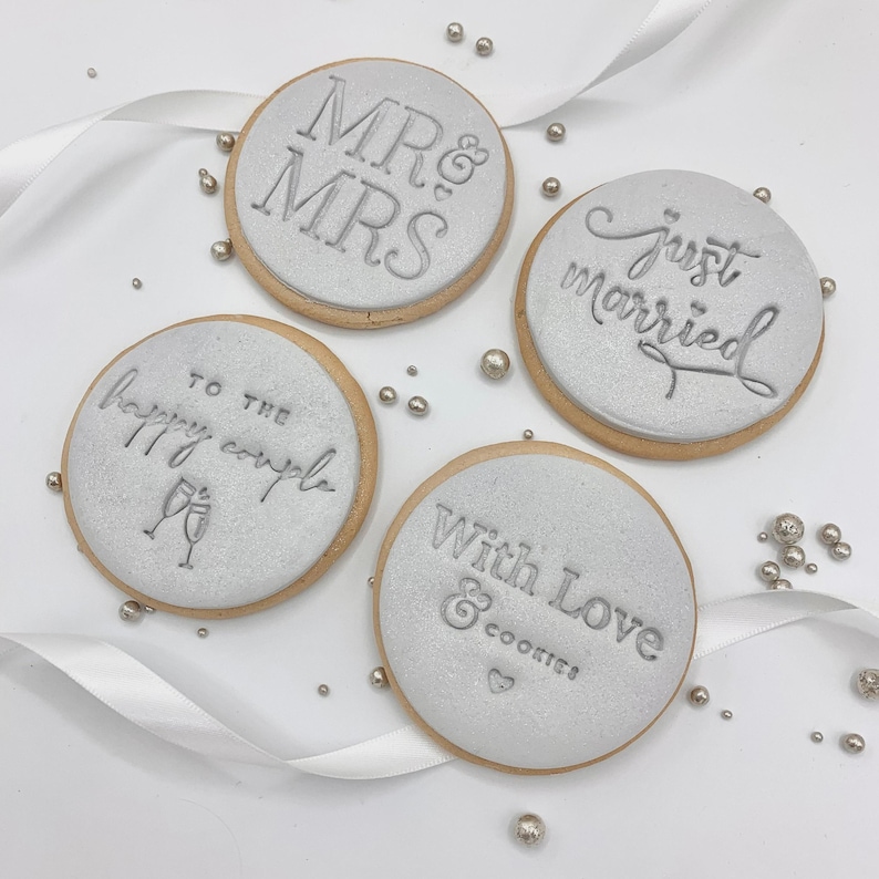 Team Bride - Engagement Cookie Embosser Fondant Stamp - Hen Party Wedding Bridal Shower Baking image 8