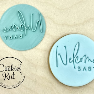 Welcome Baby - Baby Shower Embosser Stamp