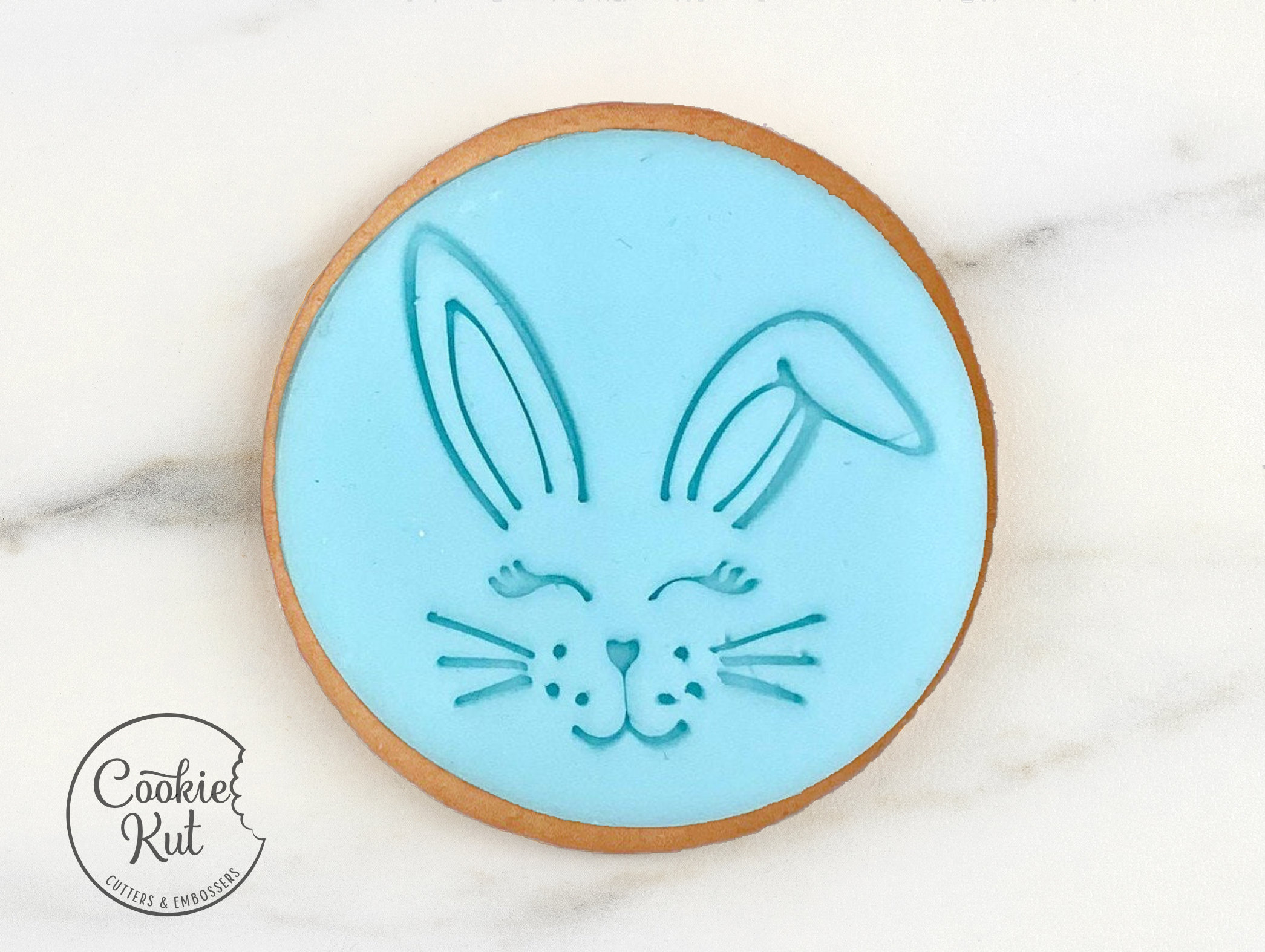 Visage de Lapin - Timbre d'embosseur Pâques