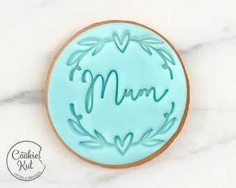 Mum - Mother's Day Embosser Stamp